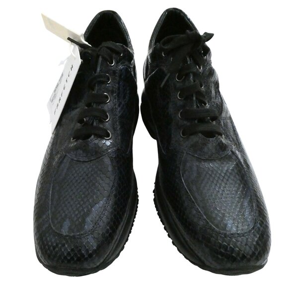 HOGAN Interactive Snake Print leather sneakets NWT 39.5